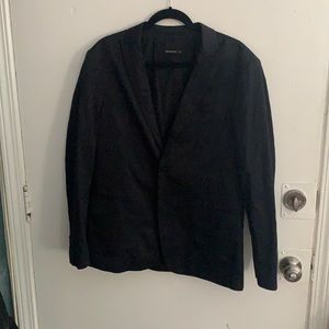 John varvatos black blazer…inside zipper pocket